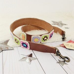 Patricia Nash Bag Belt Strap Granny Square Bella Vista New
